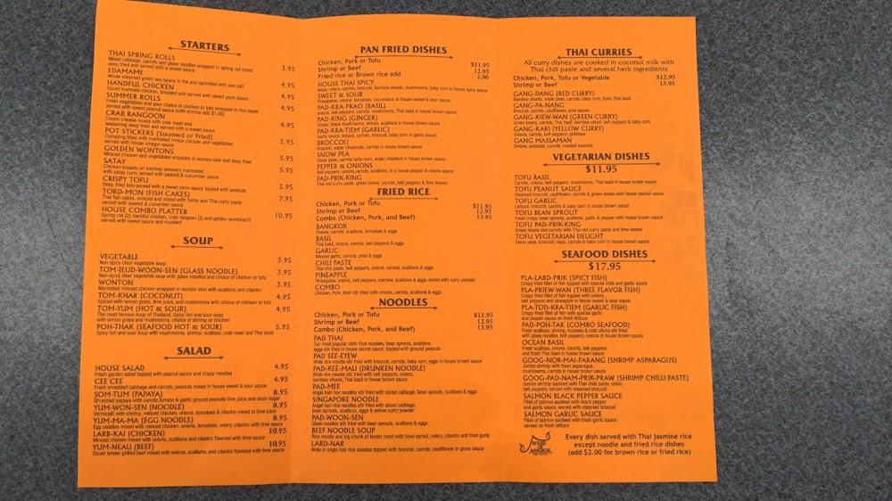 House of Bangkok Thai Cuisine Menu image 3